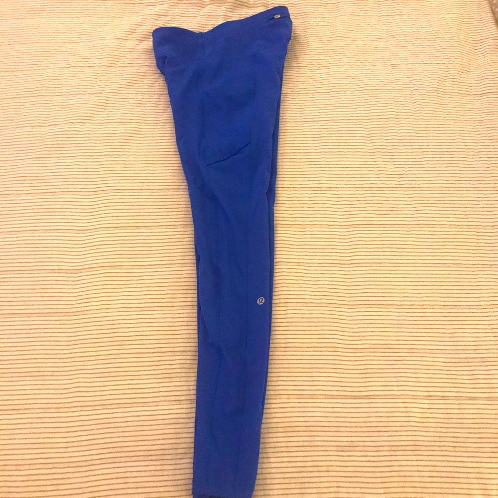 Lululemon Speed Up Leggings in Blue Bell Sz 4